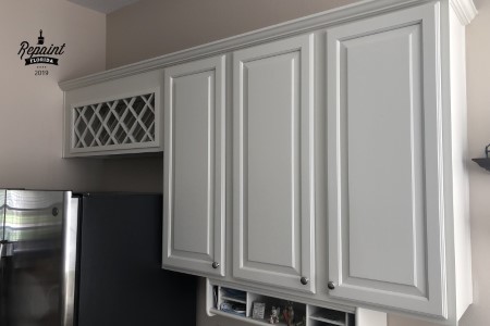 Cabinets and wine rack
